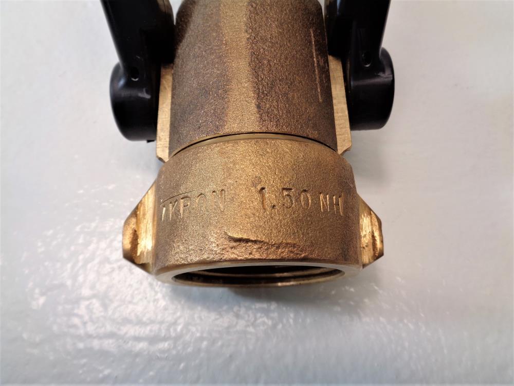 Akron Brass Fog Nozzle 1.50" NH, 95 GPM, Style #3015